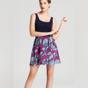 Lilly Pulitzer Hollyhock Clover Skirt with Pockets Size 8